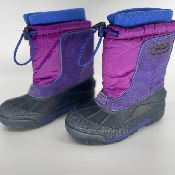 Columbia Kids Purple and Blue Snow Boots - Picture 1 of 10